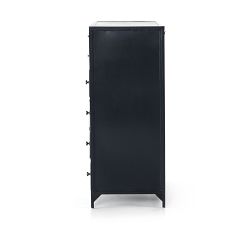 Harmon Metal 8-Drawer Tall Dresser (35.5")
