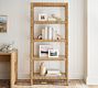 Malibu Glass Shelves Bookcase (34")