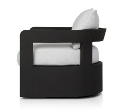 Matteo Metal Swivel Outdoor Lounge Chair