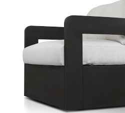 Matteo Metal Swivel Outdoor Lounge Chair