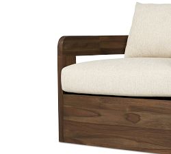 Matteo Teak Outdoor Swivel Armchair