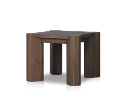 Goldfinch Reclaimed Wood Square Outdoor End Table (25")