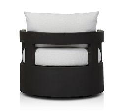 Matteo Metal Swivel Outdoor Lounge Chair