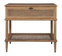 Francis Rectangular Cane Side Table (26")