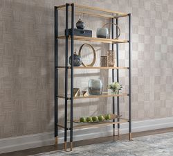Keller Glass Etagere Bookcase (47.5")