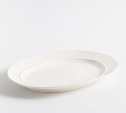 Cambria Handcrafted Stoneware Oval Serving Platter