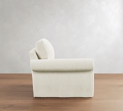Build Your Own Pearce Roll Arm Deep Seat Slipcovered Sectional