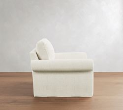 Pearce Roll Arm Deep Seat Slipcovered Chair and a Half