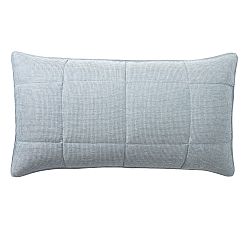 Open Box: Belgian Flax Linen Waffle Comforter Shams, King, Set of 2 - Chambray