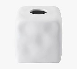 Open Box: Charron Tissue Box - White