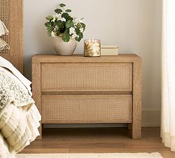 Marina Cane Nightstand (32")