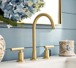 Get the Look: Blair Herringbone Double Vanity Bathroom