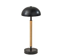 Open Box: Ronnie Wireless Touch Metal Table Lamp (15") - Black