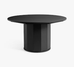 Get the Look: Malibu Metal Grand Round Dining Table + Elmore Dining Armchair Set