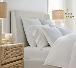 Belgian Flax Linen Hemstitch Pillowcases - Set of 2