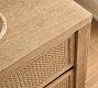 Marina Cane Mini Nightstand (22")