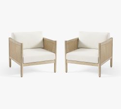 Marina Cane Outdoor Lounge Chair - Thumbnail 3