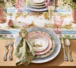 Botanical Bunny Cotton Napkins - Mixed Set of 4