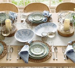 Chambray Tile Multi Stoneware Dinnerware Collection