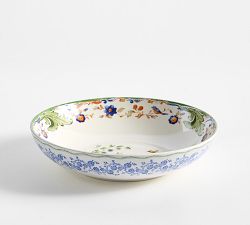 Pottery Barn Botanical Bunny Serving Bowl