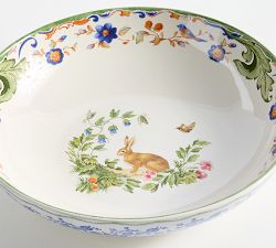 Botanical Bunny Stoneware Serving Bowl