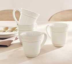 Cambria Handcrafted Stoneware Mugs - Set of 4