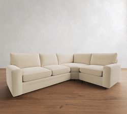 Pearce Square Arm Deep Seat 3-Piece Wedge Sectional (123")