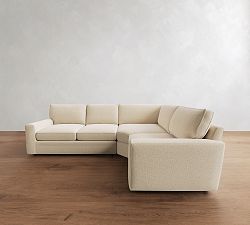 Pearce Square Arm Deep Seat 3-Piece Wedge Sectional (123")