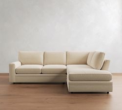Pearce Square Arm Deep Seat Return Bumper Sectional (115"&ndash;145")