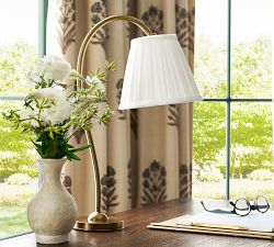 Baylor Pleated Shade Task Table Lamp (20")
