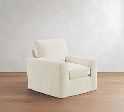 Pearce Square Arm Deep Seat Slipcovered Chair