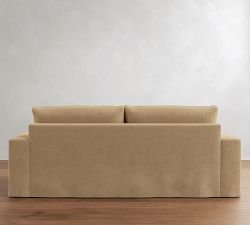 Sierra Slipcovered Sofa (62"&ndash;118")