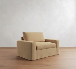 Sierra Slipcovered Sofa (62"&ndash;118")