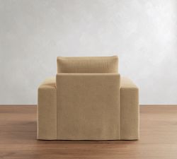 Sierra Slipcovered Swivel Chair