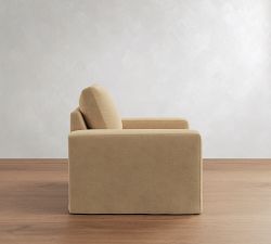 Sierra Slipcovered Swivel Chair