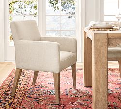 Classic Upholstered Dining Armchair