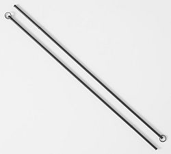Open Box: Drapery Wand, One Size (45") - Matte Black