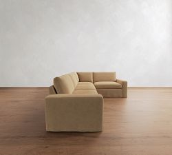 Sierra Slipcovered 3-Piece Sectional (126")