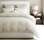 Belgian Flax Linen Striped Duvet Cover