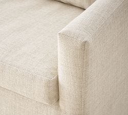 Delray Upholstered Swivel Outdoor Lounge Chair