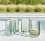 Hammered Outdoor Stemless Wine Glasses