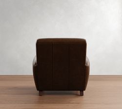 Manhattan Square Arm Leather Chair