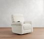 PB Comfort Roll Arm Deluxe Power Swivel Glider Recliner with Massage and Heat