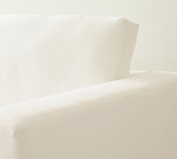 Carmel Wide Arm Wood Base Double Chaise Sectional (144&quot;&ndash;176&quot;)