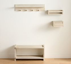 Cayman Row of Hooks With Shelf