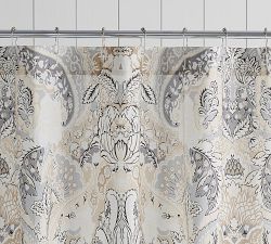 Celeste Cotton Shower Curtain