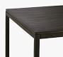 Duke Rectangular Metal Side Table (28&quot;)