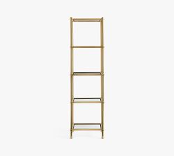 Everson Narrow Metal Bookcase (21")