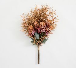 Faux Mixed Olive and Hydrangea Bundle