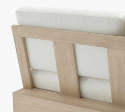 Indio Eucalyptus Modern Platform L-Shaped 3-Piece Outdoor Sectional (90")